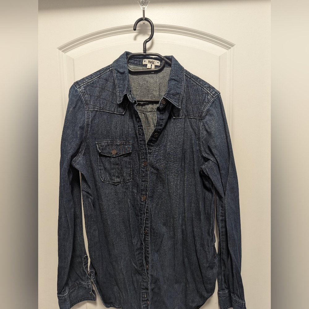 PAIGE denim shirt (M)
